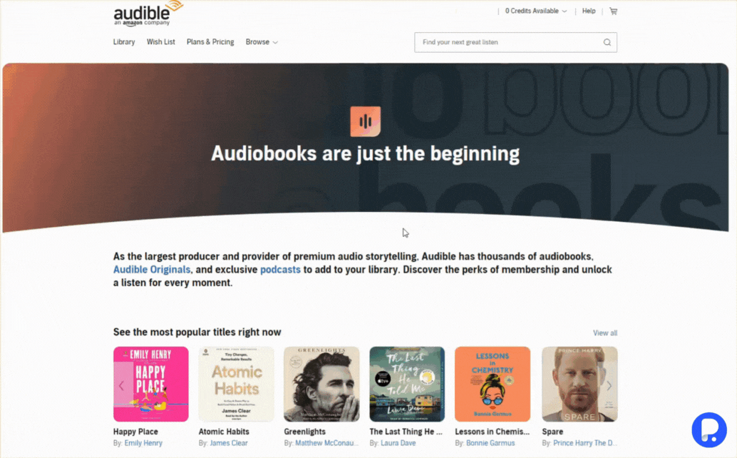 Audiobooks on Audible